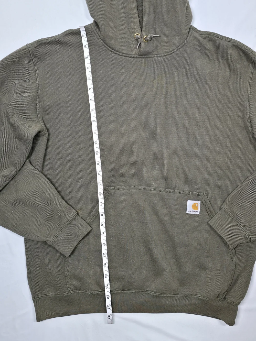 Carhartt K121 Midweight Pullover Hoodie Moss Green Size Medium